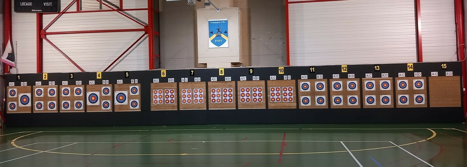 Tir en salle 2 x 18 mètres Jussy